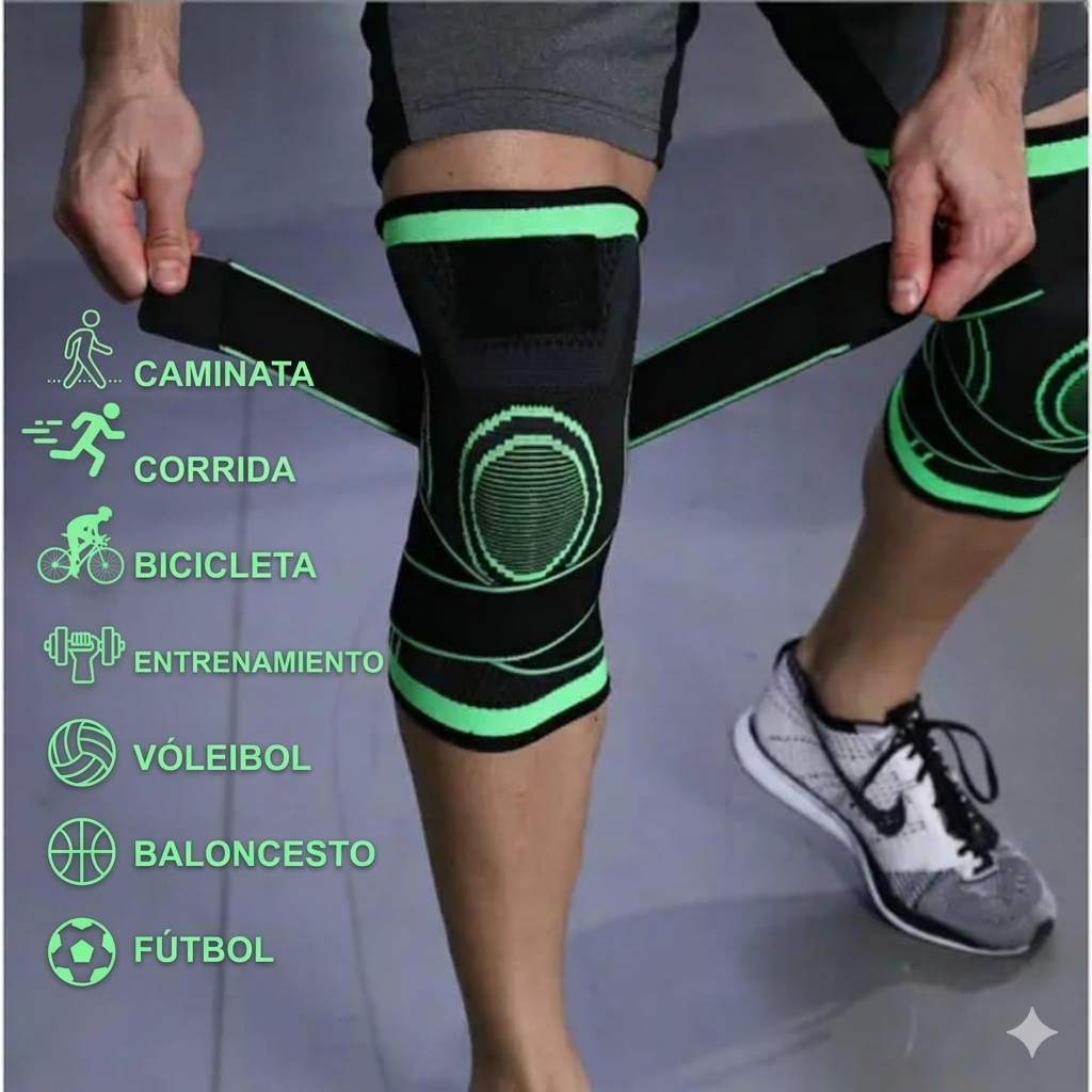 RODILLERA VERDE AJUSTABLE X2