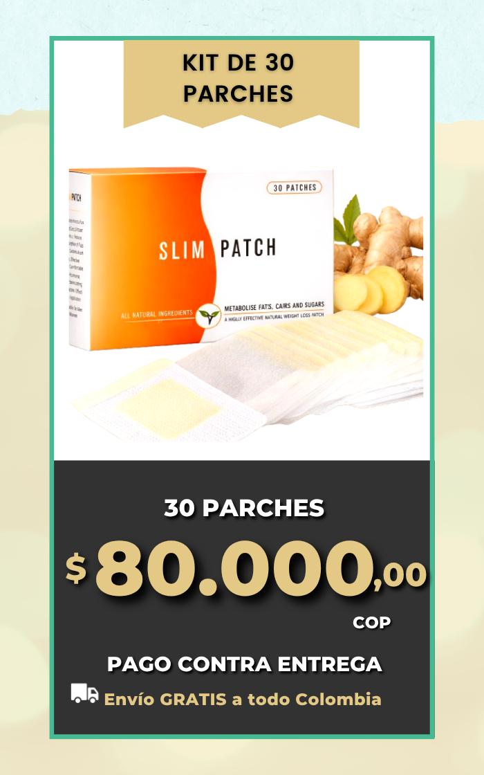 SLIM PATCH x 30 QUEMA GRASA ADELGAZANTES